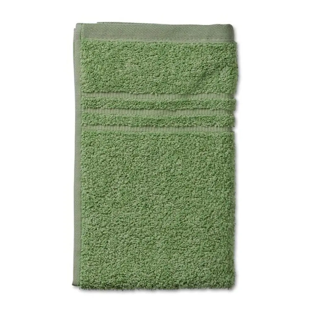 KELA Ručník pro hosty Leonora 100% bavlna prémiová mechově zelená 30,0x50,0cm KL-24613