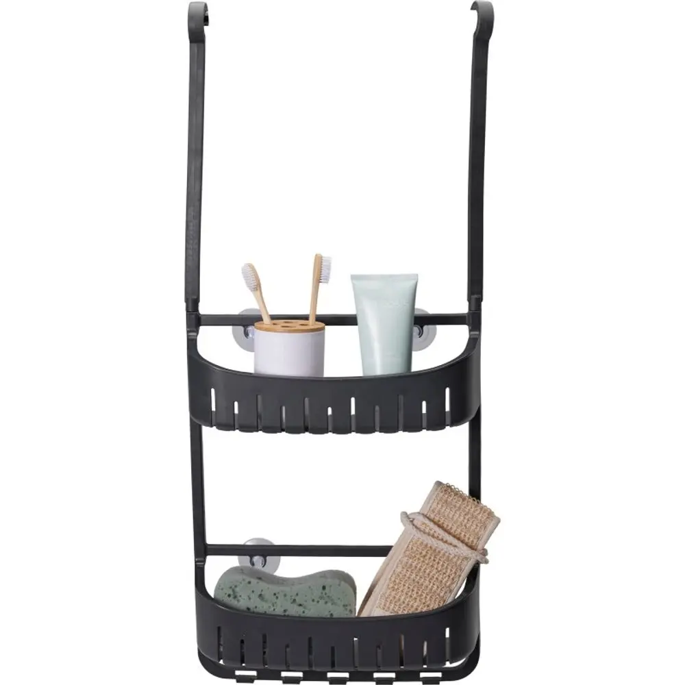 BATHROOM SOLUTIONS Regál koupelnový závěsný s přísavkami béžový KO-C80653830cern