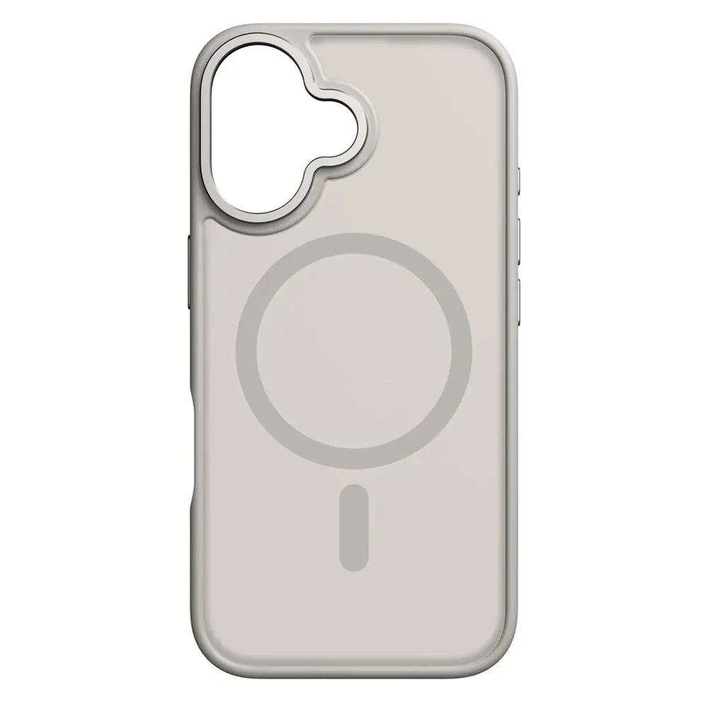 White Diamonds Hybrid Case, kryt pro Apple iPhone 16, magnetický, matný, poloprůhledný pískový
