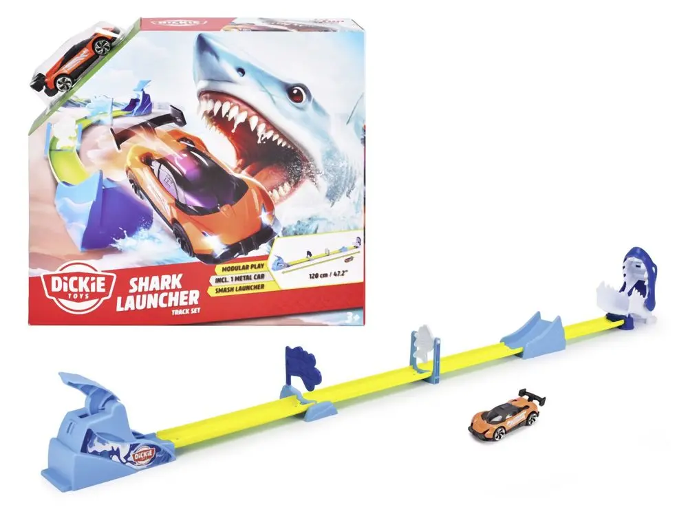 Dickie Autodráha Shark Launcher 120 cm