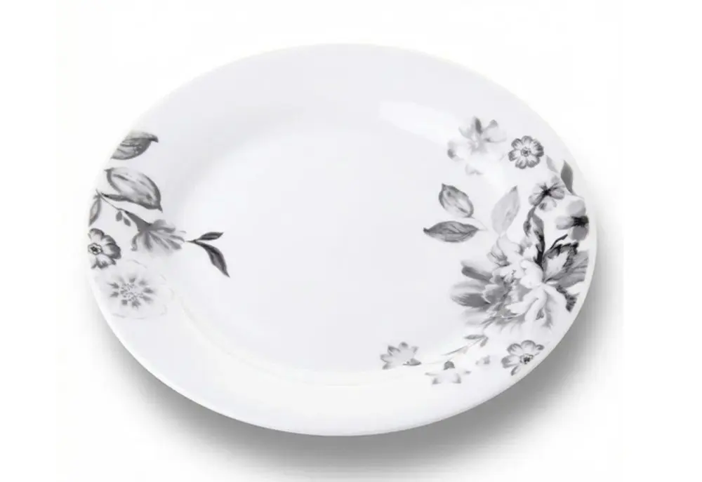 talíř d19cm dezertní SUSANNE, květiny, porcelán