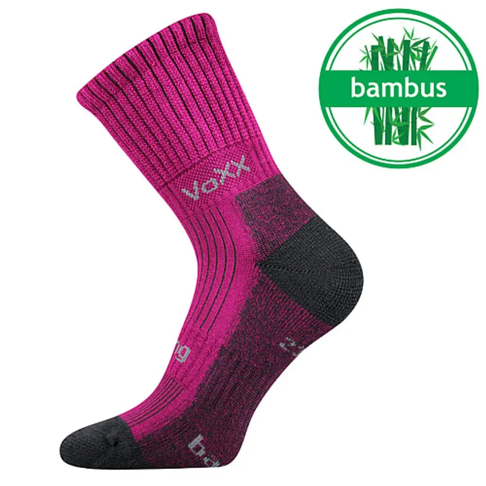 VoXX Dětské bambusové ponožky Bomber - fuxia - 39-42