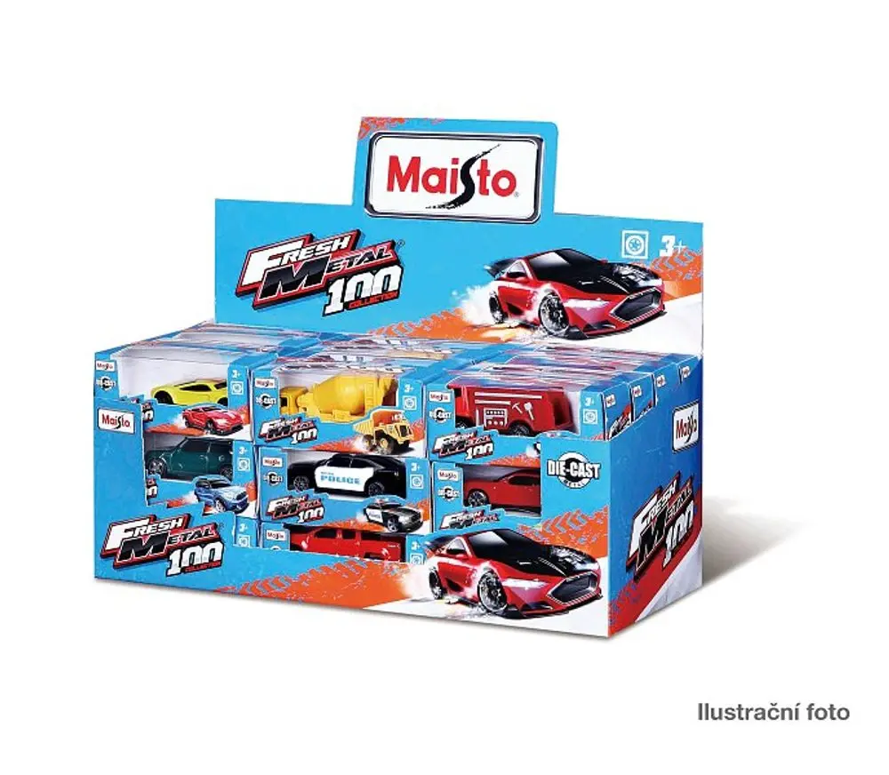 Maisto Display box 3" Transit, více druhů