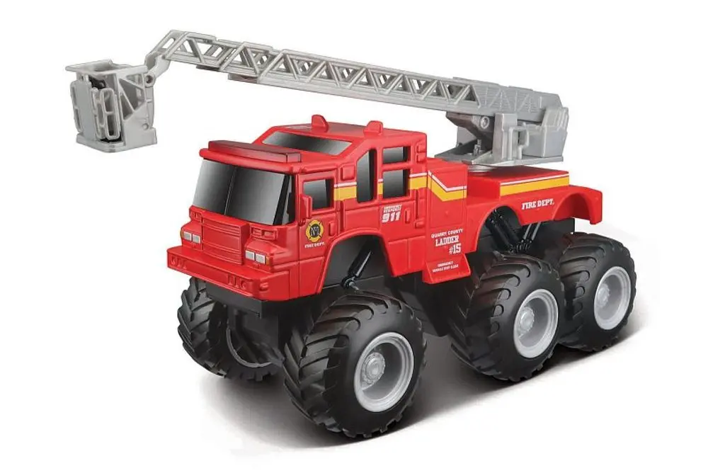 Maisto Builder Zone Quarry monsters Užitkový vůz s žebříkem