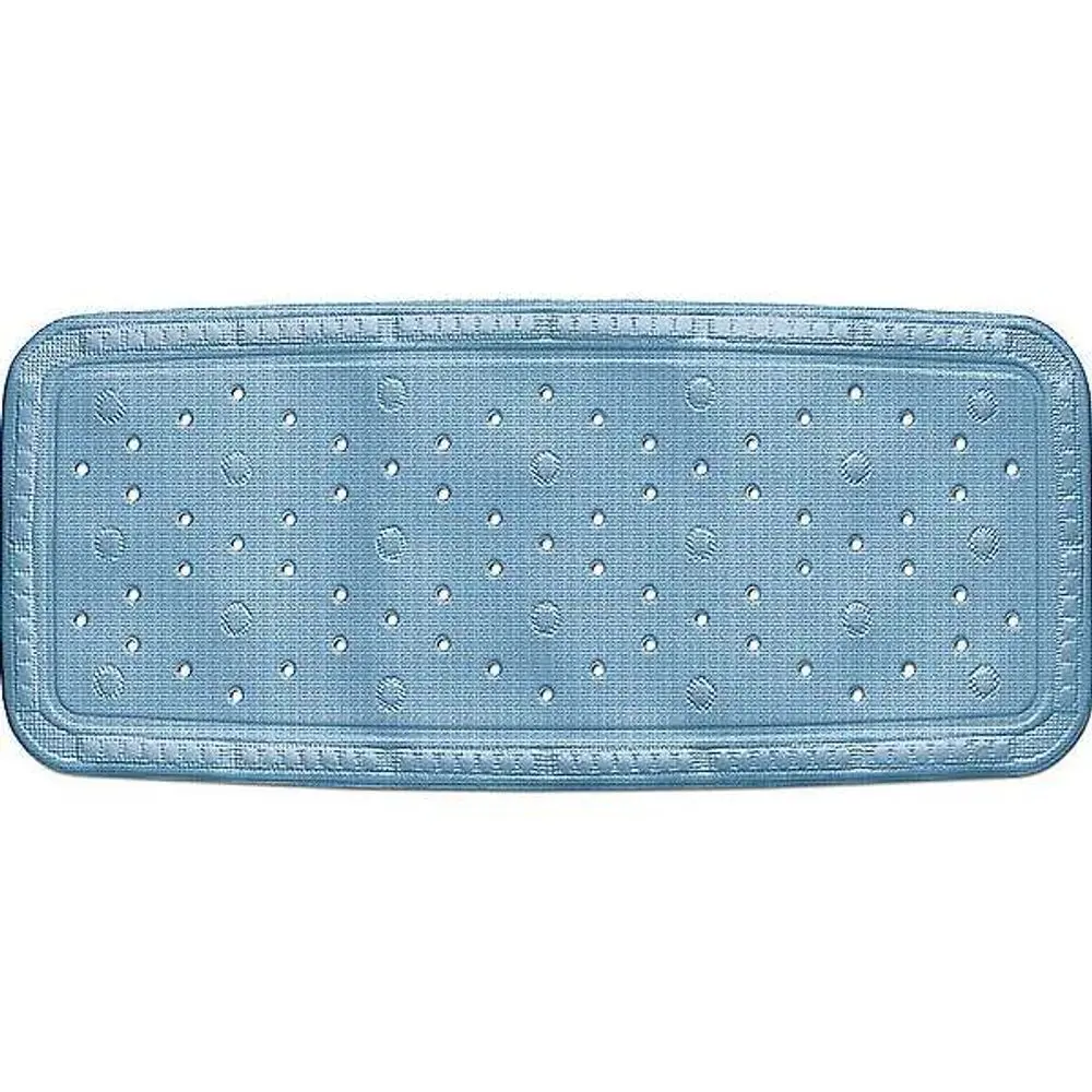 KELA Vanová podložka KRETA PVC modrá 92x36cm KL-22379