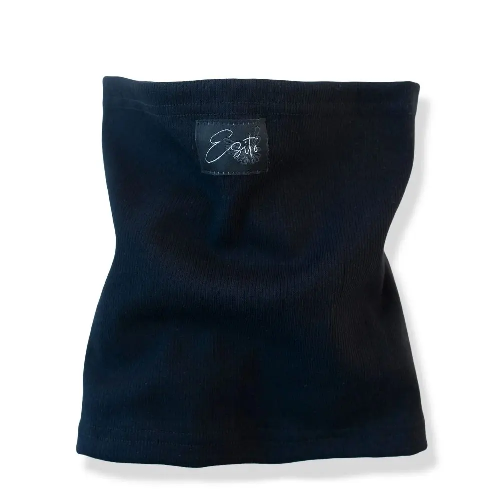 ESITO Žebrovaný nákrčník Color black - černá / 48 - 48 černá