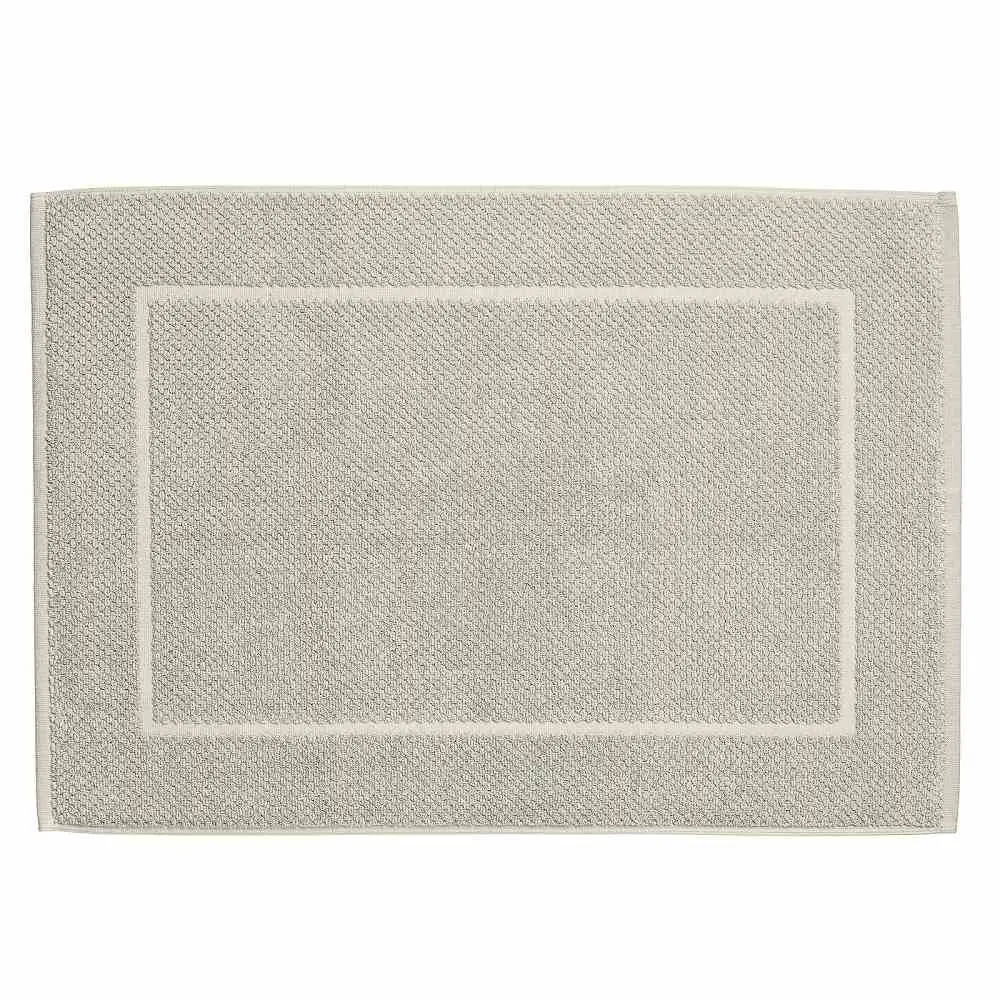 KELA Koupelnová předložka Lavinia 100% organická bavlna 60 x 100 cm bílá KL-24049