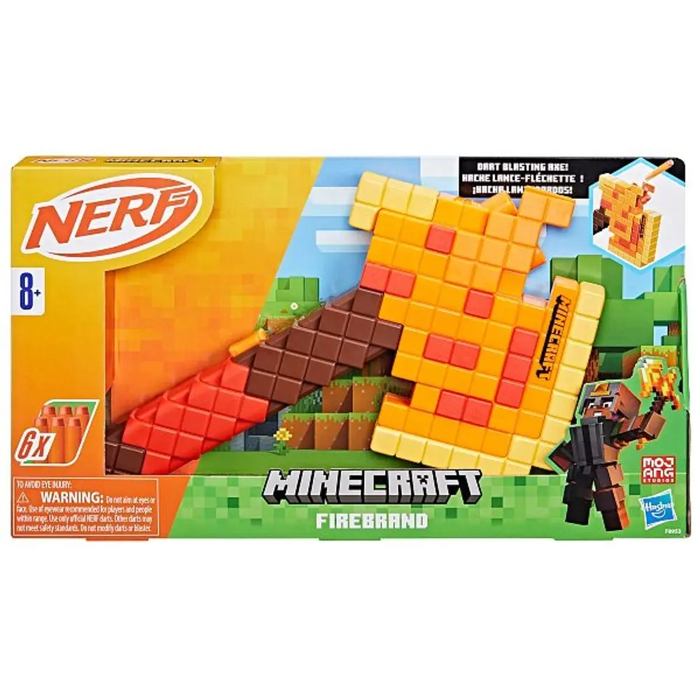 Hasbro nerf minecraft firebrand