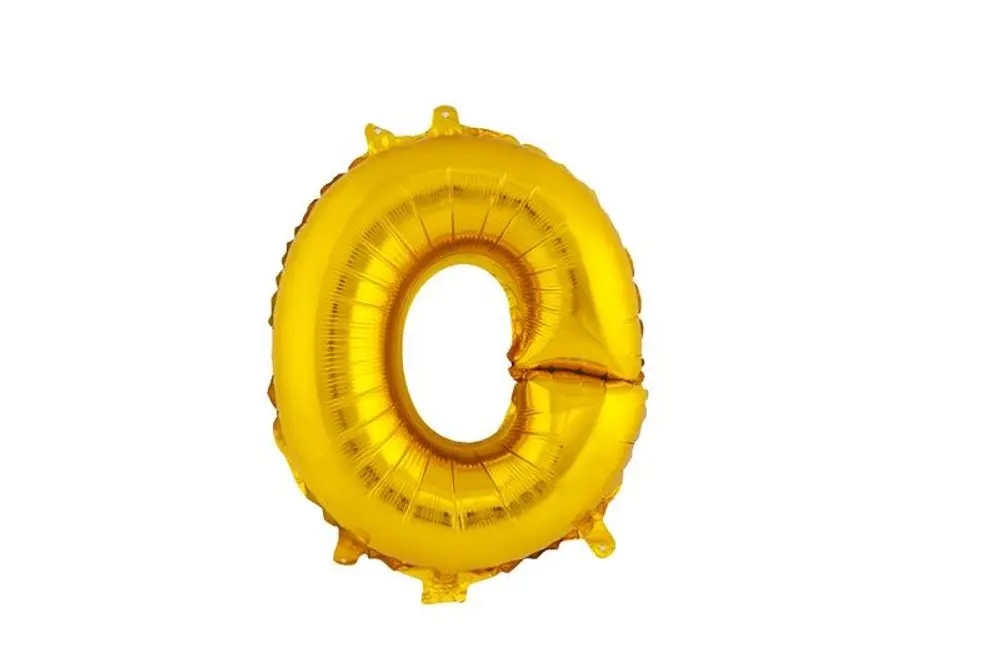 TORO BALÓNEK PÍSMENKO "O", VEL.: CCA 30CM, MATNĚ ZLATÁ