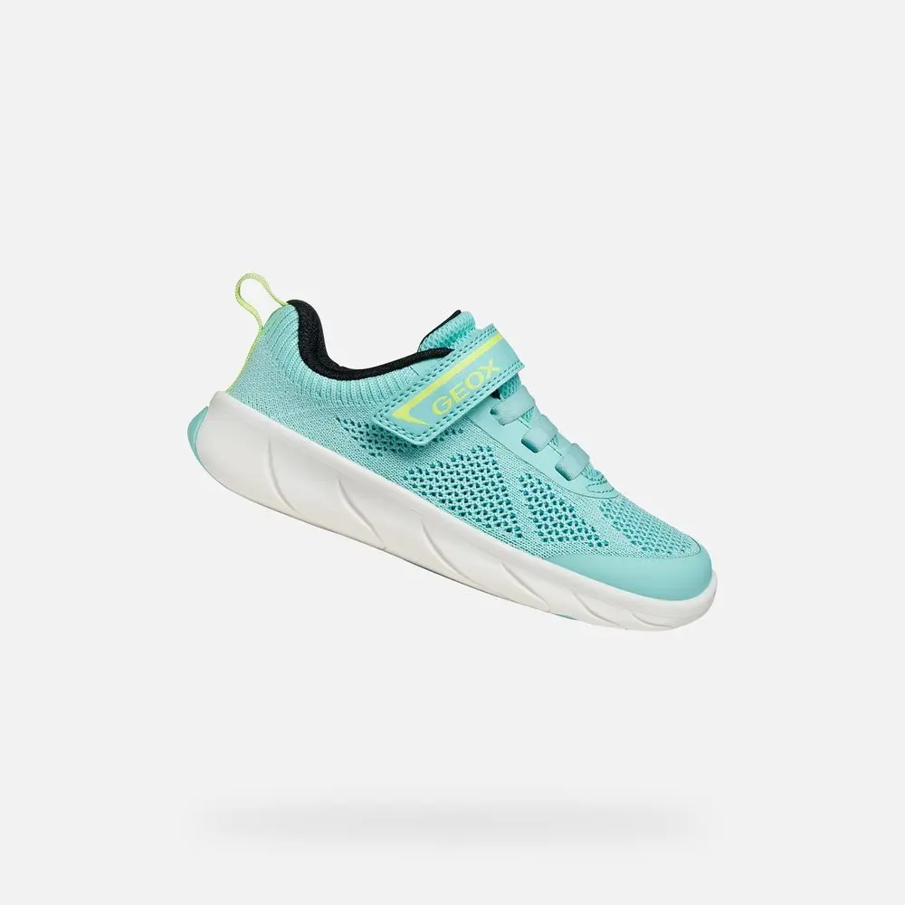 Tyrkysové dívčí barefoot tenisky Geox Foot-run - 33