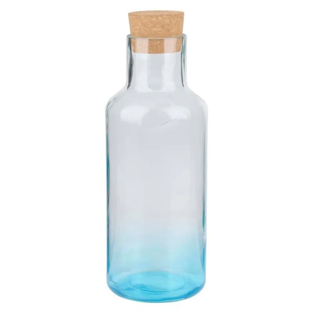 Skleněná láhev s uzávěrem ALPINA 1200ml modrá