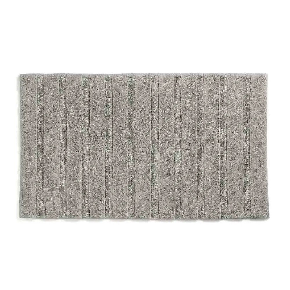 KELA Koupelnová předložka Megan 100x60 cm bavlna stříbrošedá KL-23586