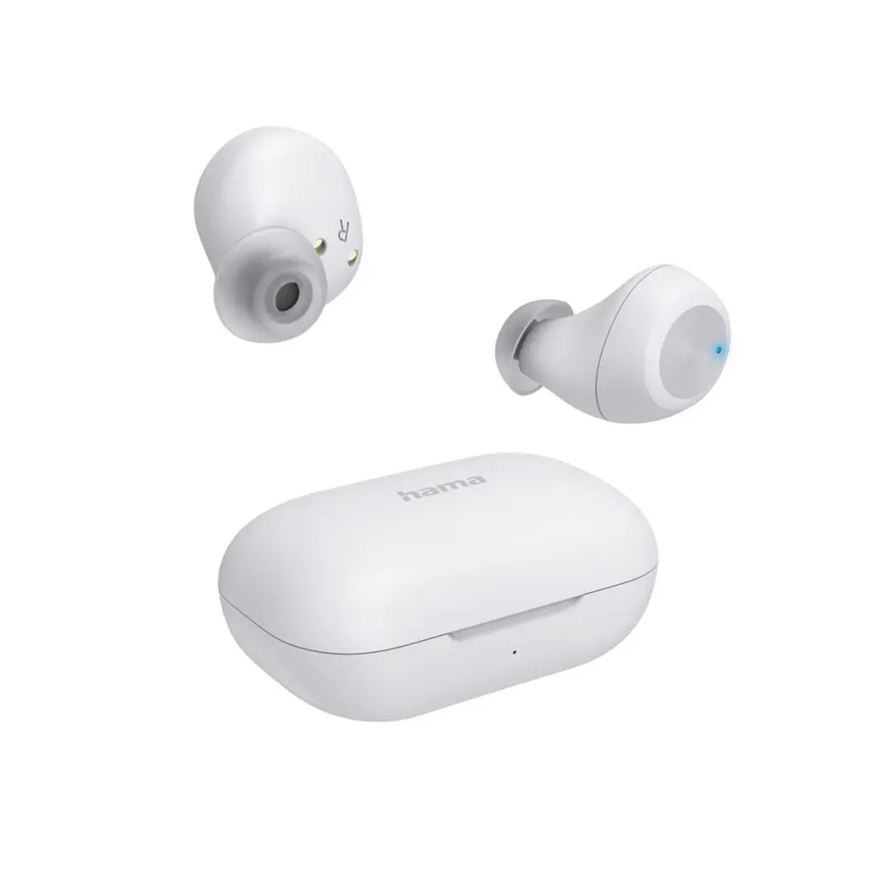 Hama Bluetooth sluchátka Spirit Chop II, špunty, bílá