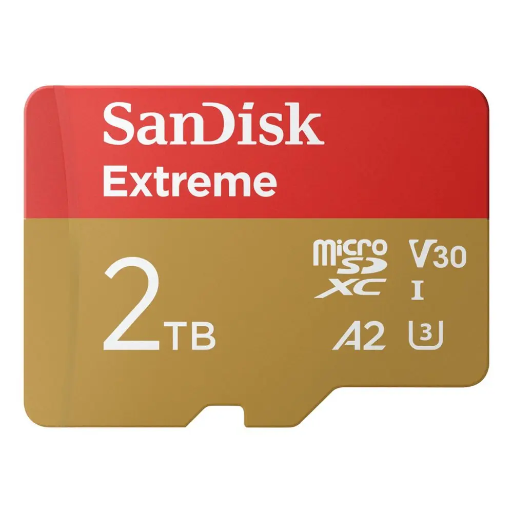 SanDisk micro SDXC karta 2TB Extreme (240 MB/s A2 UHS-I U3 V30) + adaptér