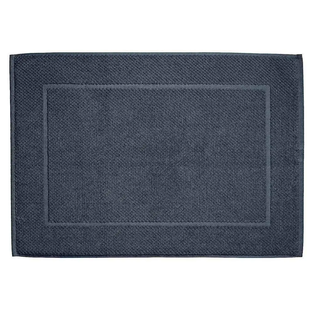 KELA Koupelnová předložka Lavinia 100% organická bavlna 60 x 100 cm tmavě modrá KL-24047