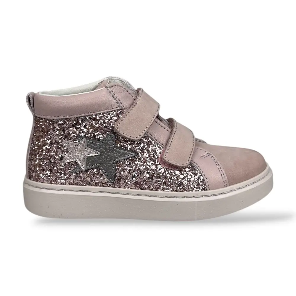 Dětské kožené boty Ciciban Flora ROSA