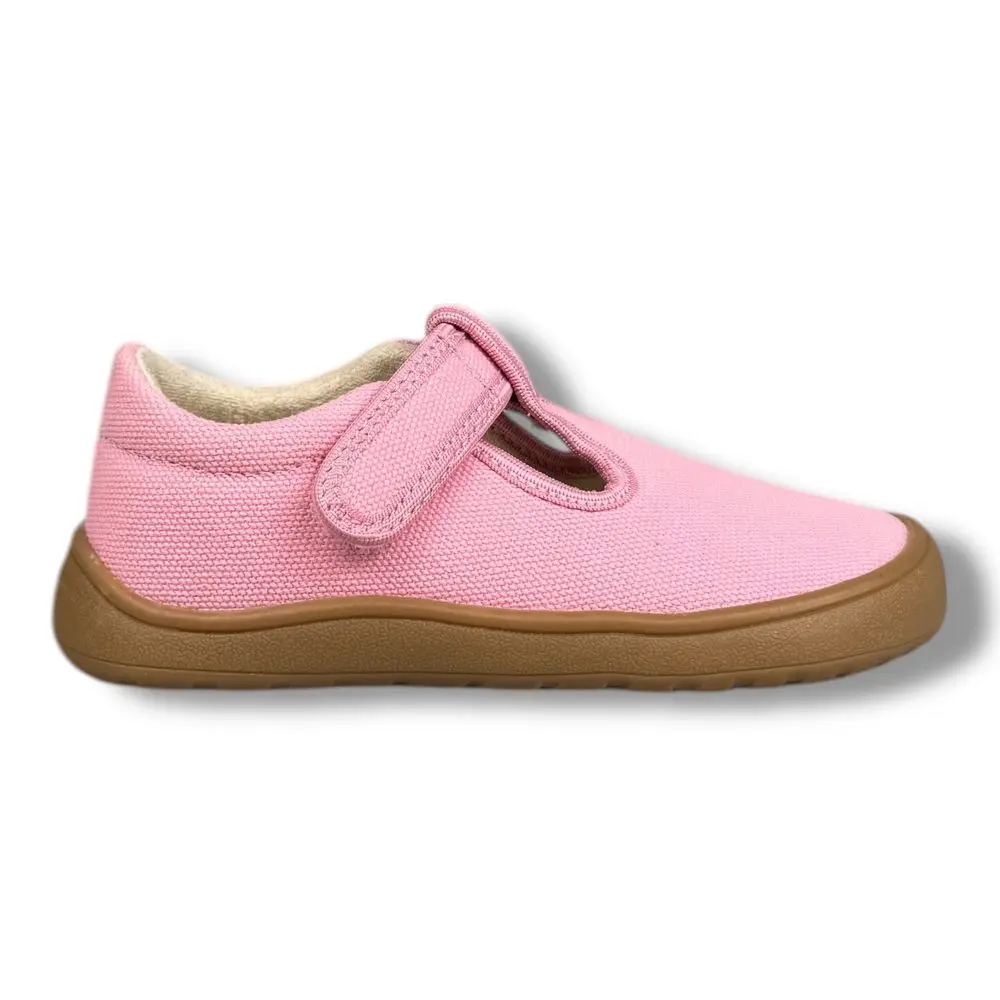 Protetika Dětská BAREFOOT domácí obuv/letní plátěnky - Kirby old pink -