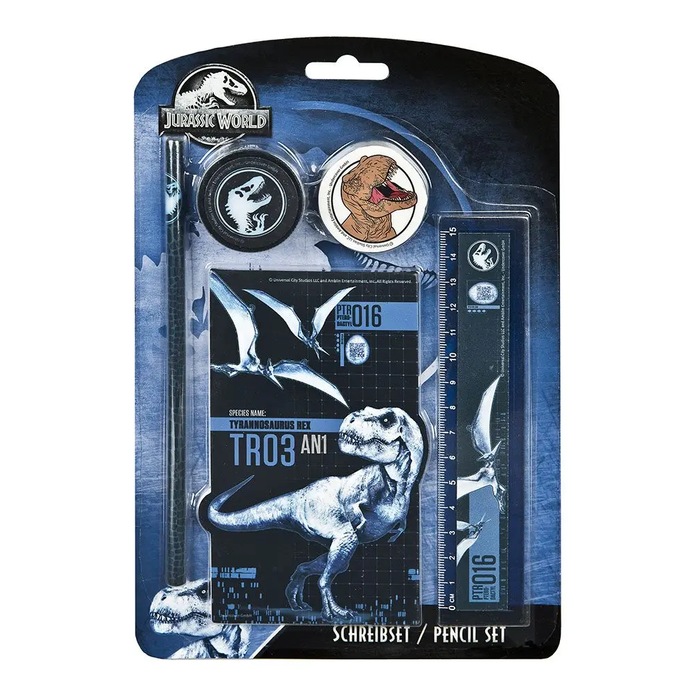 Set psacích potřeb 5ks Jurassic World - UnderCover