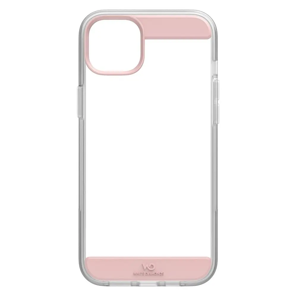 White Diamonds Air Protection, kryt pro Apple iPhone 14 Plus, průhledný/růžový