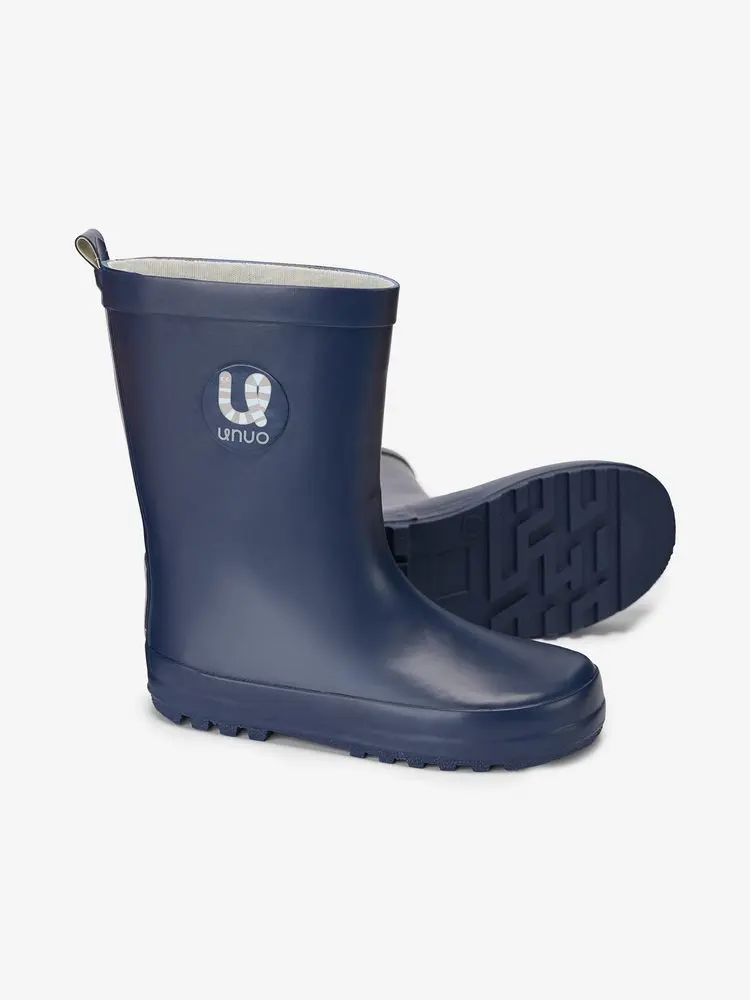 Dětské barefoot holínky, Tm. Modročerná
