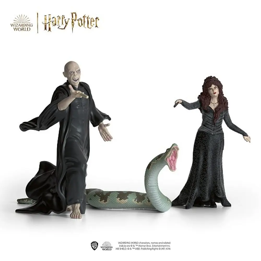 Schleich harry potter™ 42684 lord voldemort, nagini a bellatrix lestrangeová