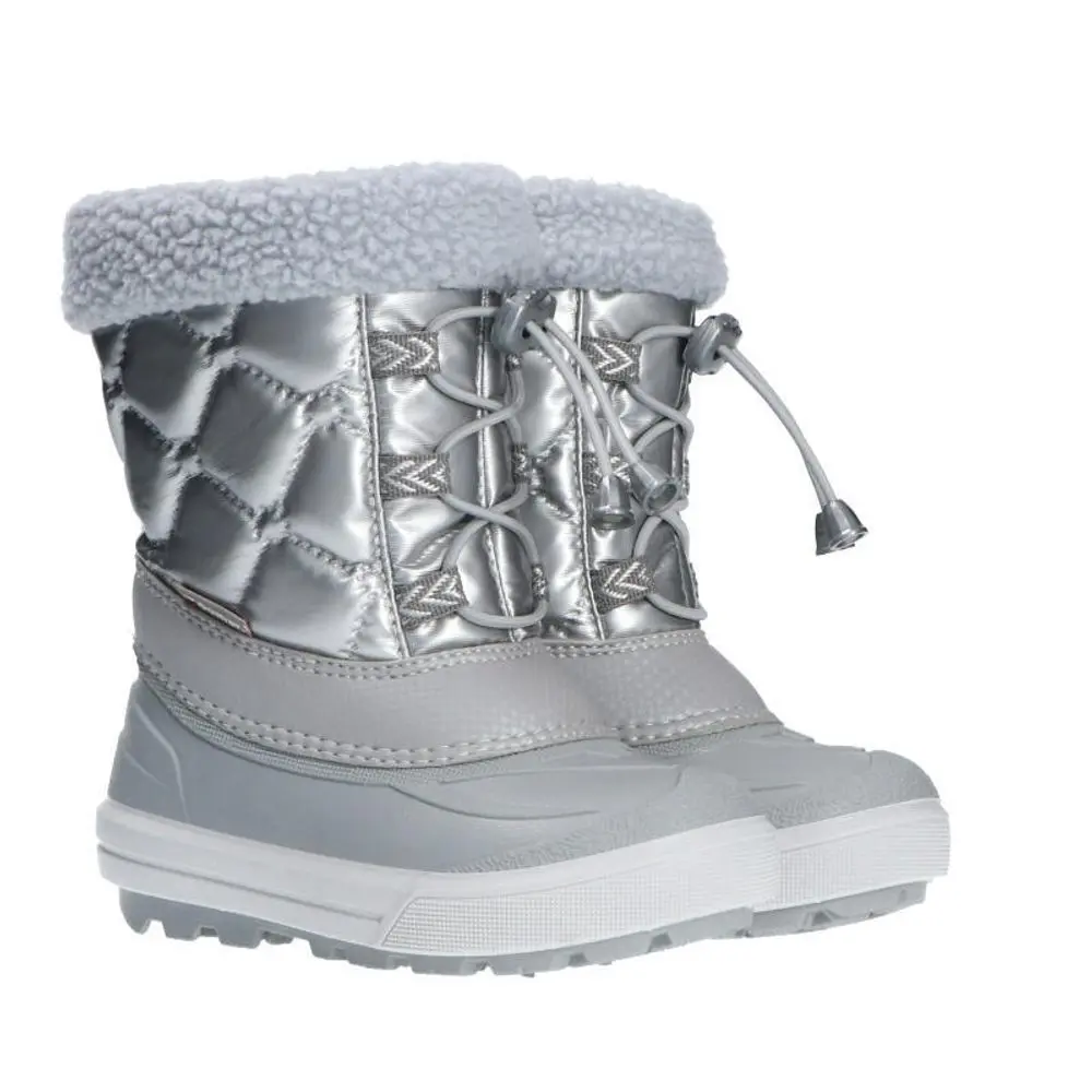 Demar Dětské zimní sněhule DEMAR - FURRY 2 NE light Silver