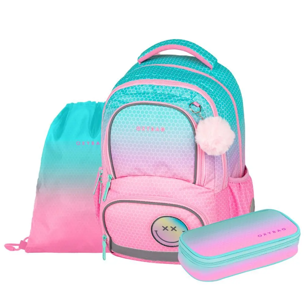 Oxybag Školní set 3ks OXY NEXT Ombre Pink