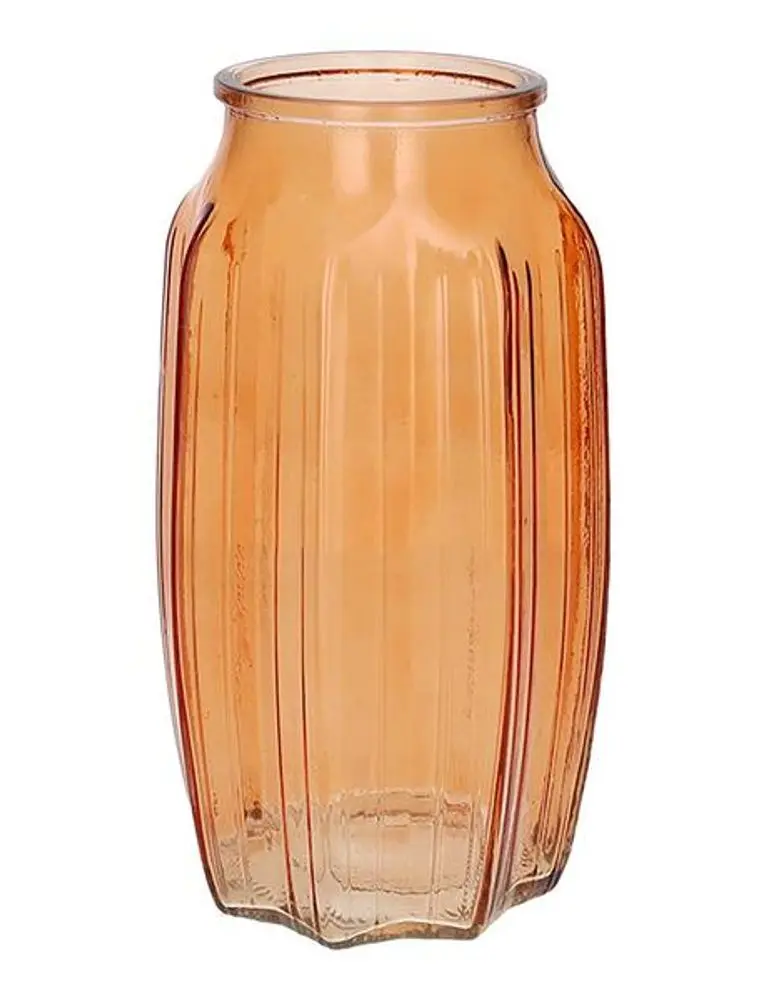 DUIF Skleněná váza SUKO 22cm oranžová