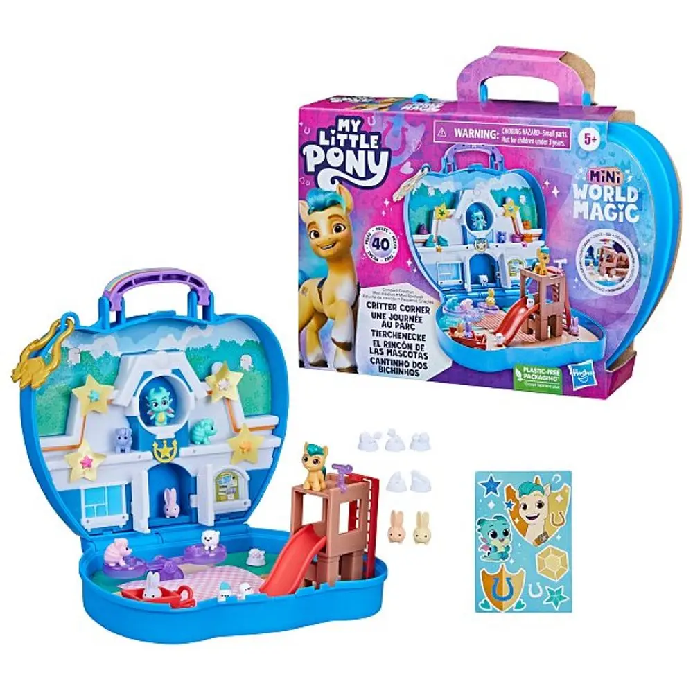 Hasbro mlp my little pony mini world magic hřiště pro mazlíčky v kufříku hitch trailblazer