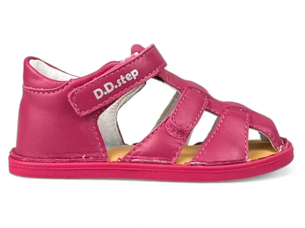 DDstep Dívčí BAREFOOT letní obuv - Růžové - 24