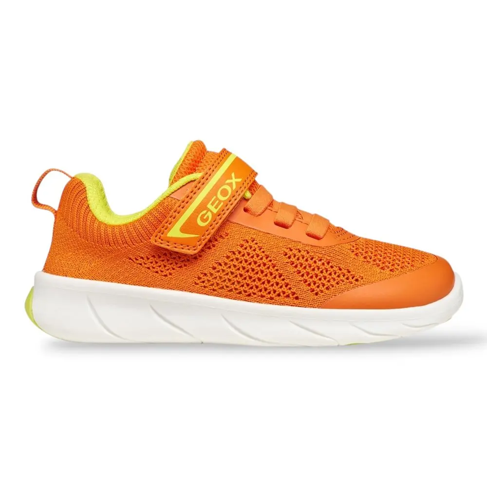 Geox Junior Foot Run Orange/Lime Green