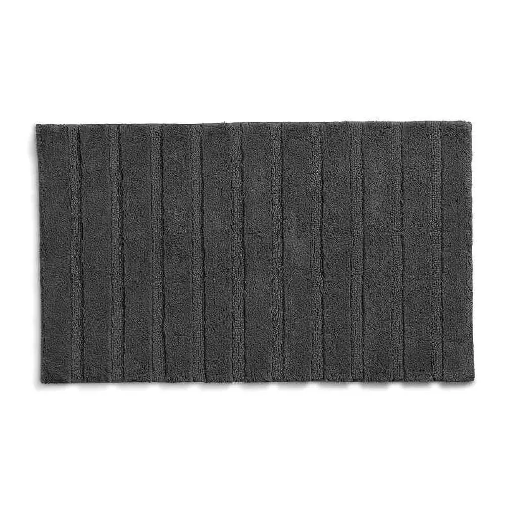 KELA Koupelnová předložka Megan 100x60 cm bavlněná žula šedá KL-23594