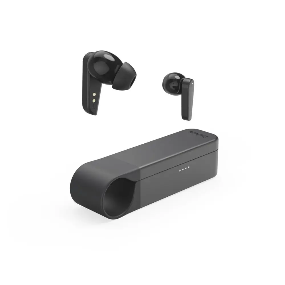 Hama Bluetooth sluchátka Spirit Pocket II, špunty, ENC, aplikace, černá