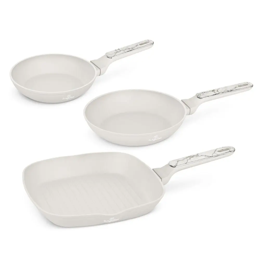 BERLINGERHAUS Sada pánví s titanovým povrchem 3 ks Sahara Marble Collection BH-8399