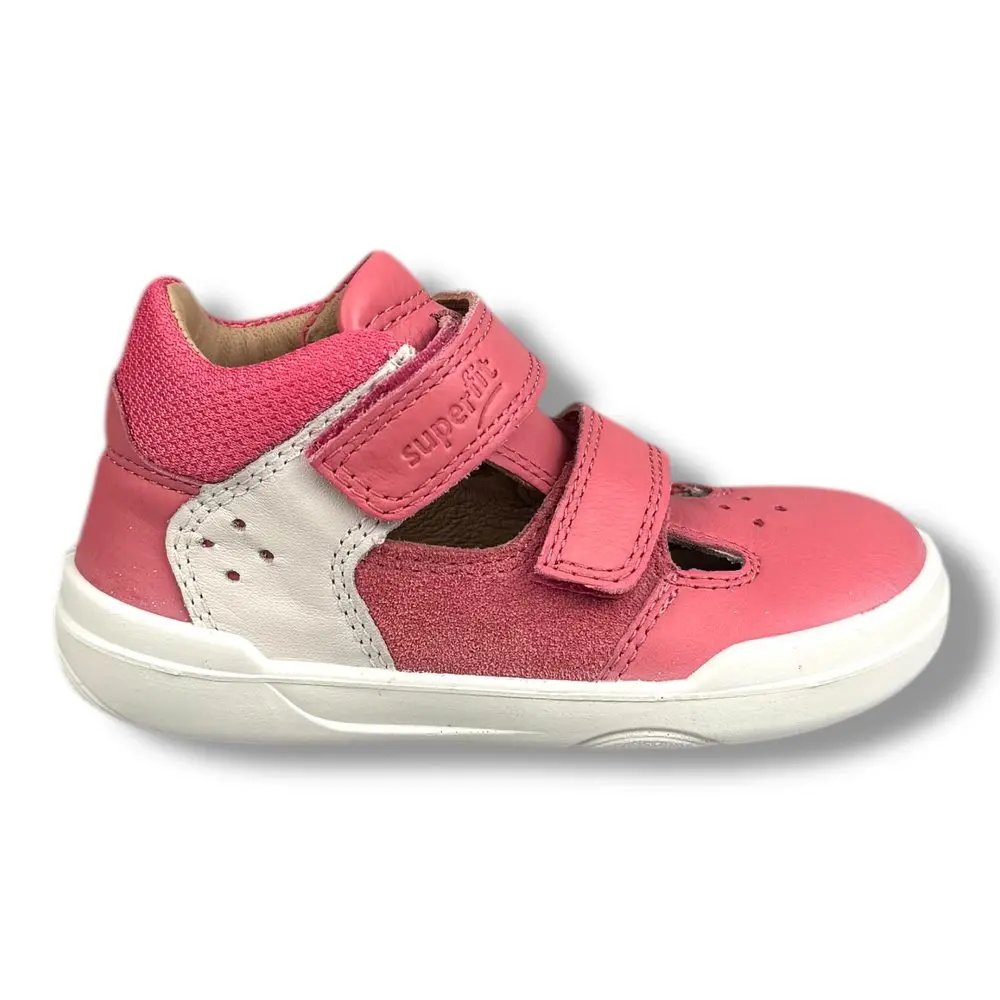 SUPERFIT Dětská letní obuv 1-000547-5500 Rosa/Weiß