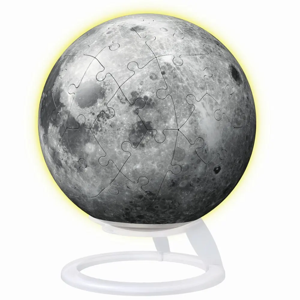 Puzzle-Ball Měsíc svítící ve tmě - puzzle z kategorie Náučné puzzle