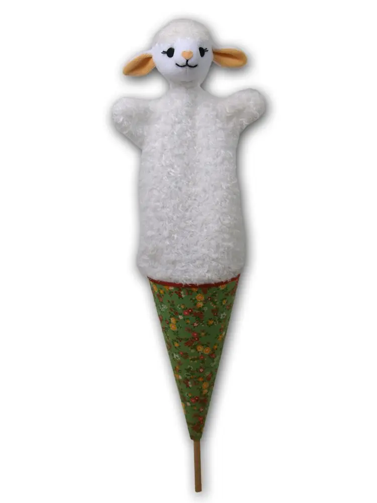 Maňásek Ovečka 52 cm 3v1, kornout