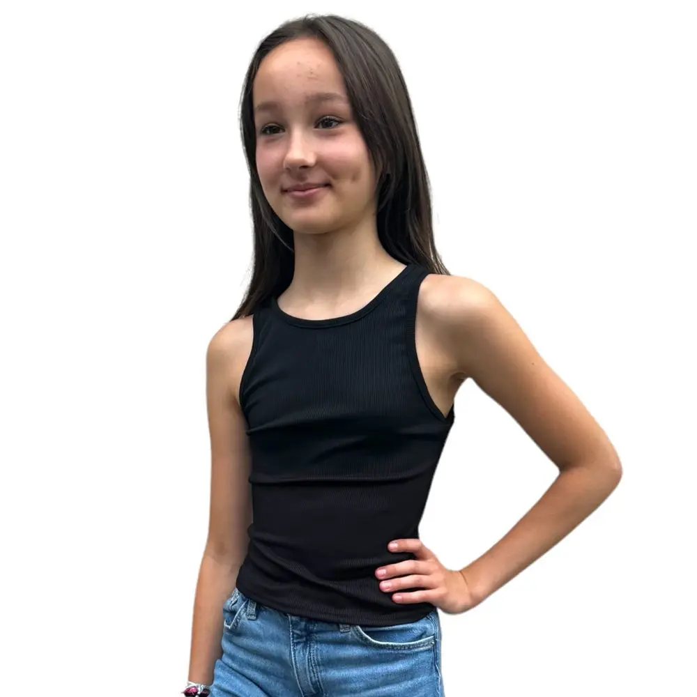 Modadeti Dívčí tílko black -