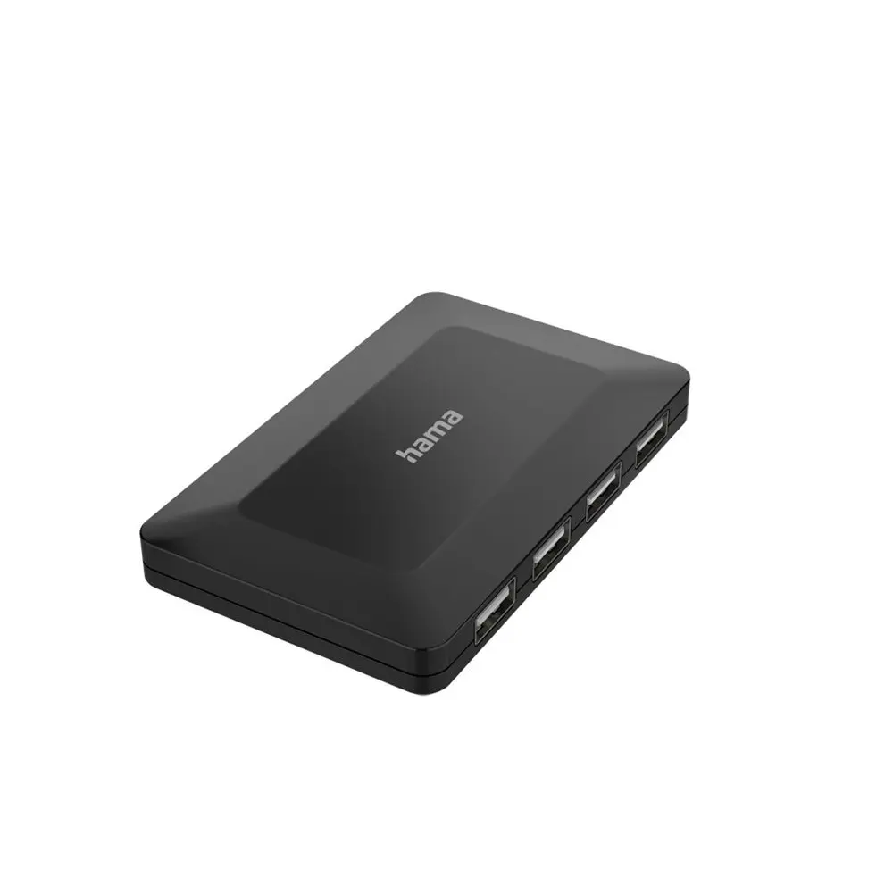 Hama USB hub, 4 porty, USB 2.0, napájecí zdroj