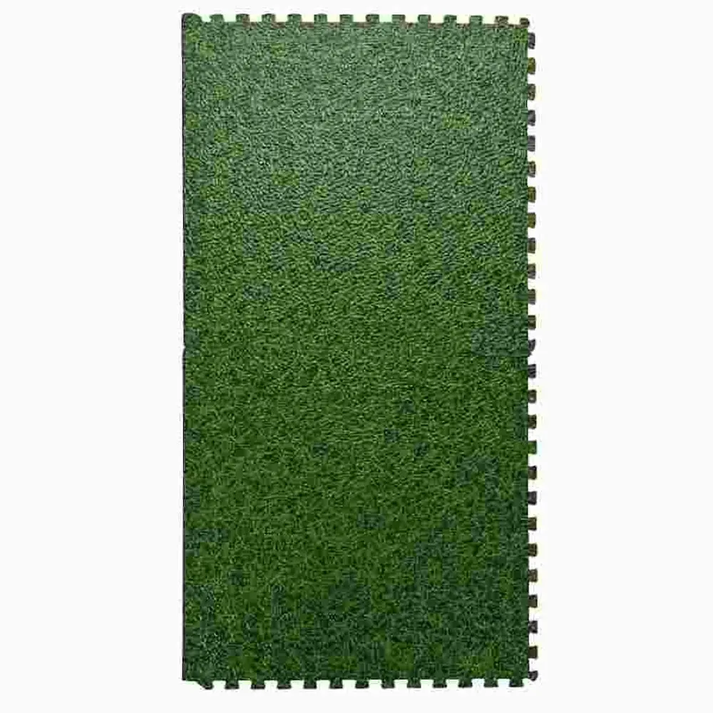 Excellent Houseware Pěnová podlaha puzzle sada 6 ks tráva