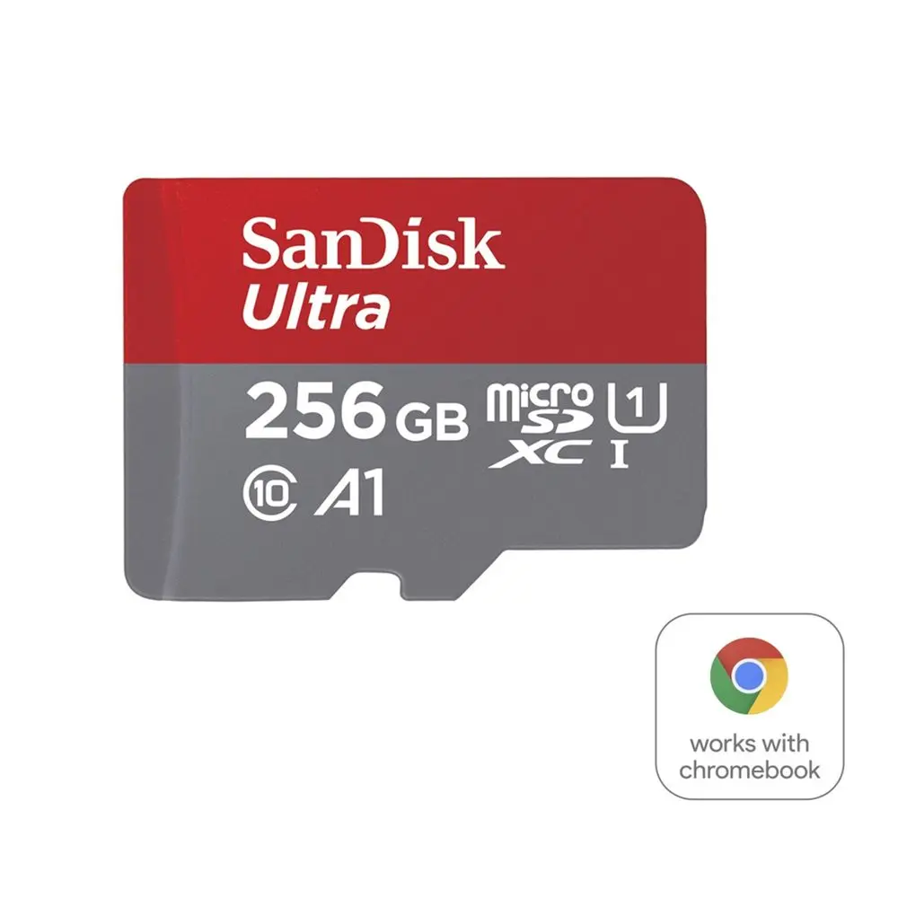 SanDisk Ultra microSDXC card for Chromebooks 256 GB, 150 MB/s, UHS-I, s adaptérem