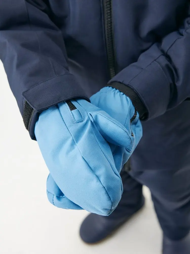 Dětské zimní rukavice UNUO Polar, Modrá Velikost: XL, Věk: 10+ let