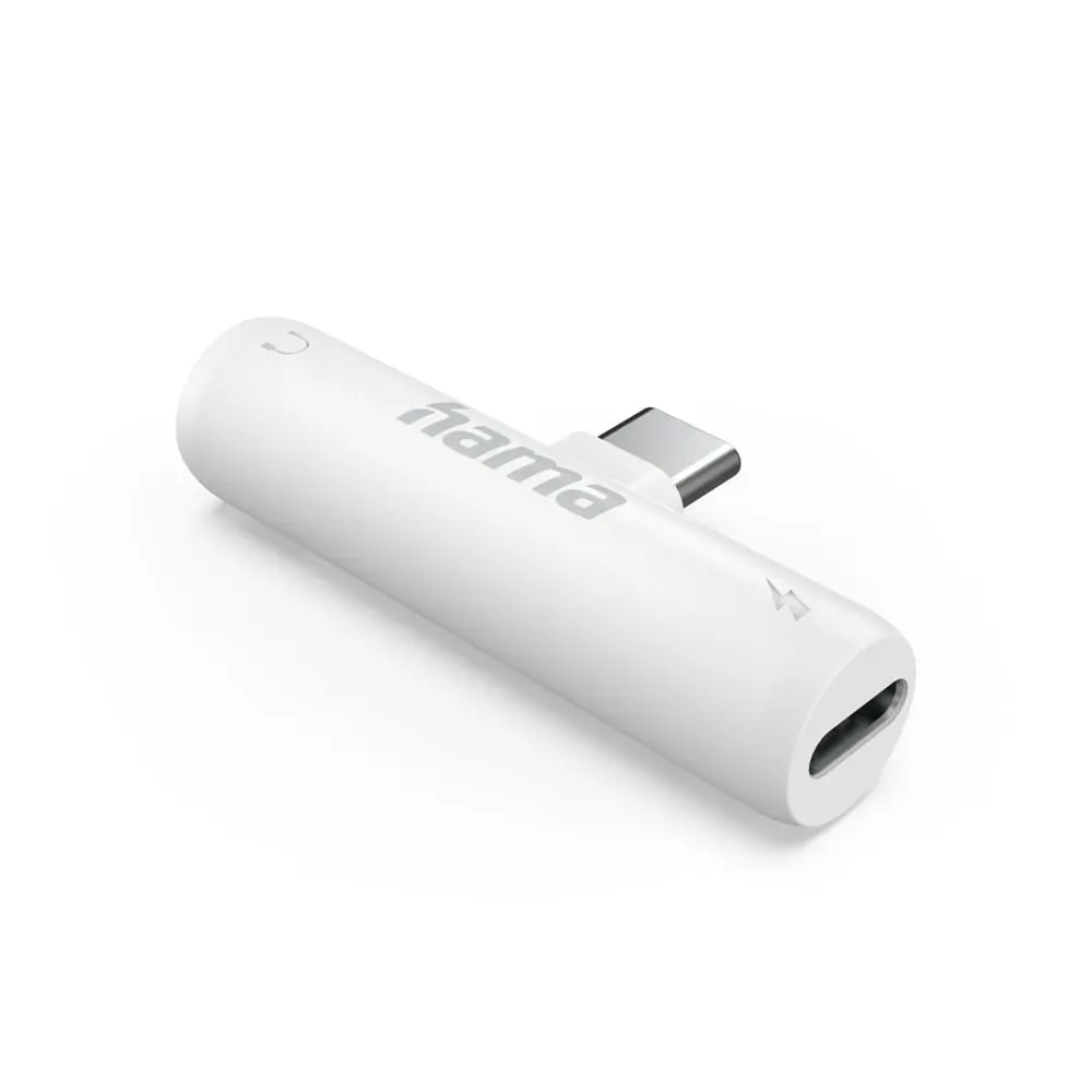 Hama audio adaptér USB-C na jack 3,5 mm, aktivní, USB-C napájení