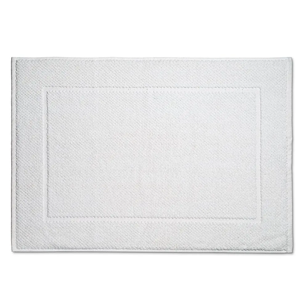 KELA Koupelnová předložka LAVINIA 100% biobavlna bílá 50x70 cm KL-23910