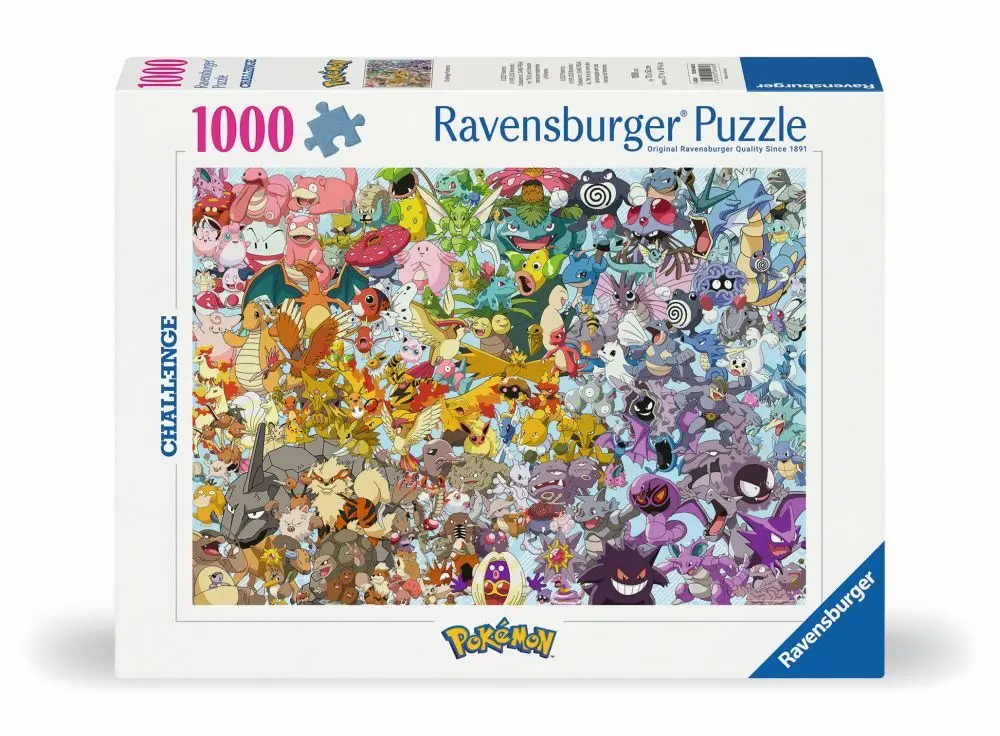 Puzzle Challenge: Pokémon 1000 dílků