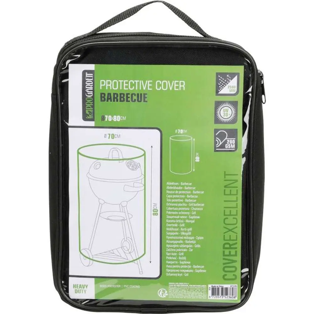 PROGARDEN Ochranný obal na gril černý válec KO-FC4640090