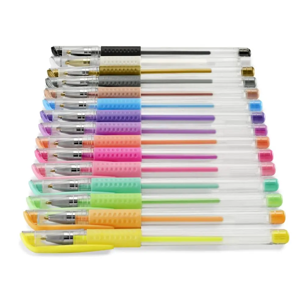 Hama gelové kuličkové pero Pastel and Classic - set 15 pastelových barev
