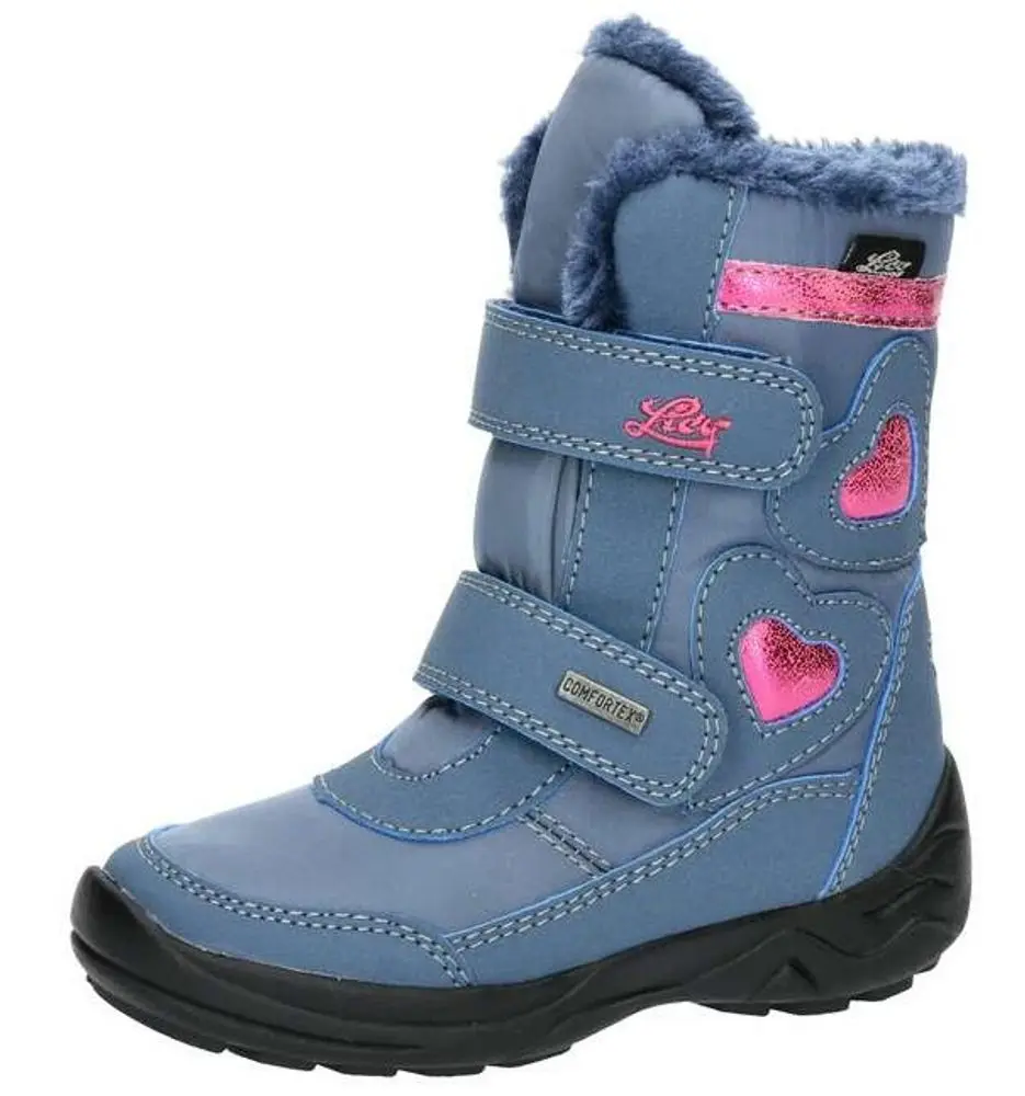 LICO Dětské zimní boty s membránou  - Blau/pink - 26