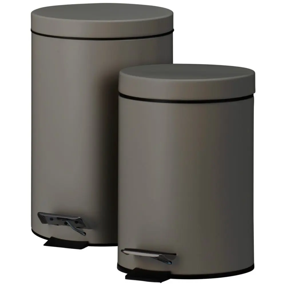 EXCELLENT HOUSEWARE Odpadkový koš pedálový 12 a 3 l bronzová KO-C88000080