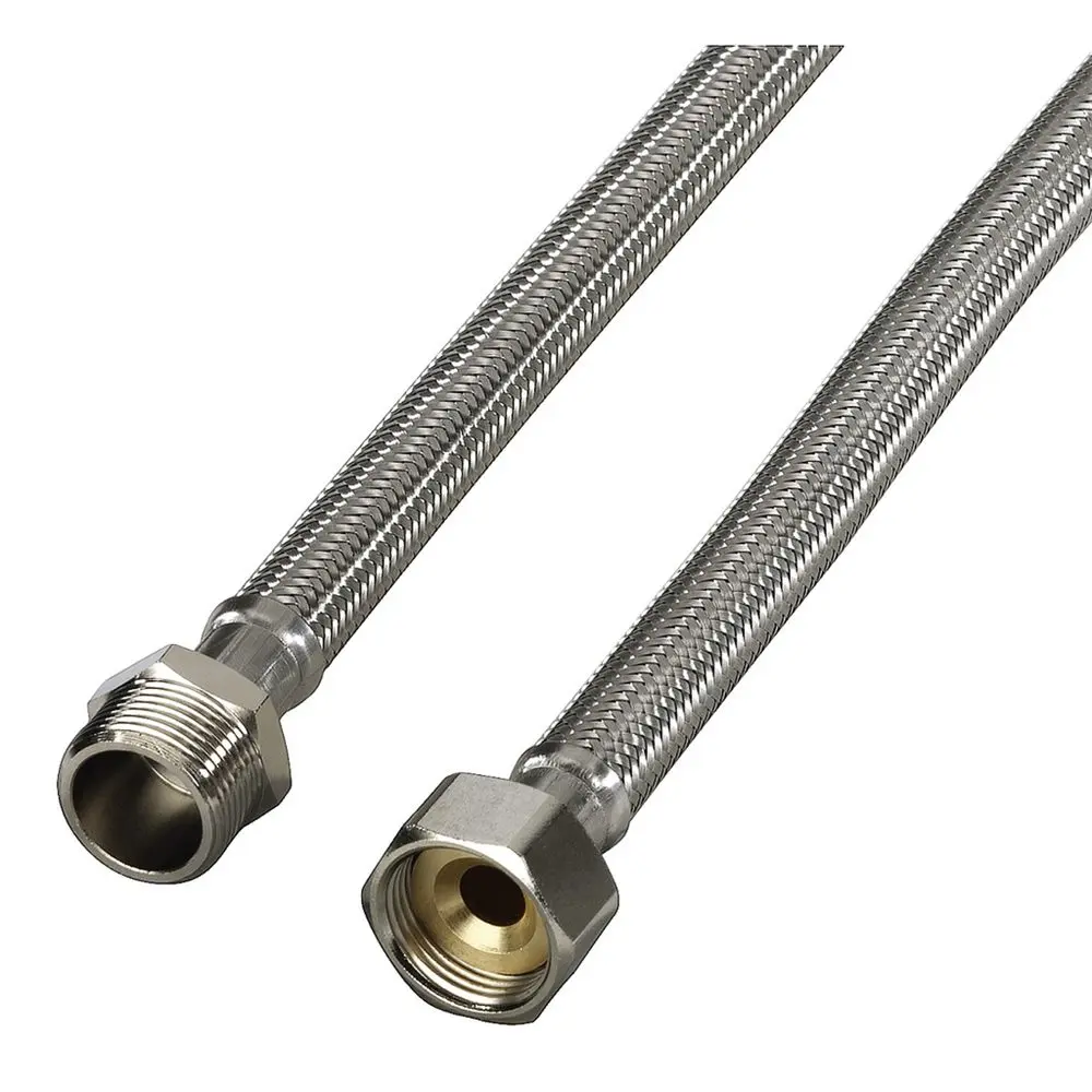 Xavax Reinforced Water Supply Hose Extension, 0,5 m, 1 piece/poly bag